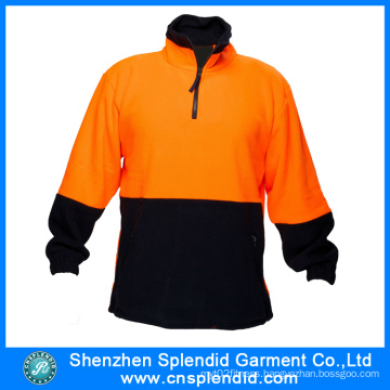 Custom Two Tone Fleece Safety Reflective Hi Vis Oversized Hoodies